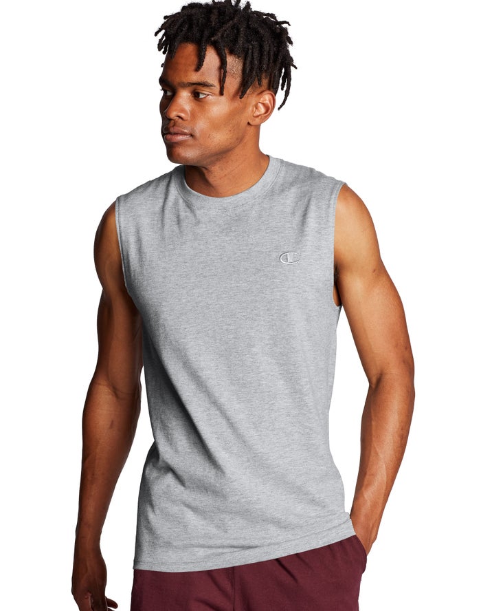 Champion Tanktop Heren - Grijs - Classic Jersey ( 698253-UEO )